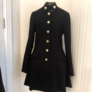 NWOT Melanie Lynn Military Style Black M  Business Casual Jacket